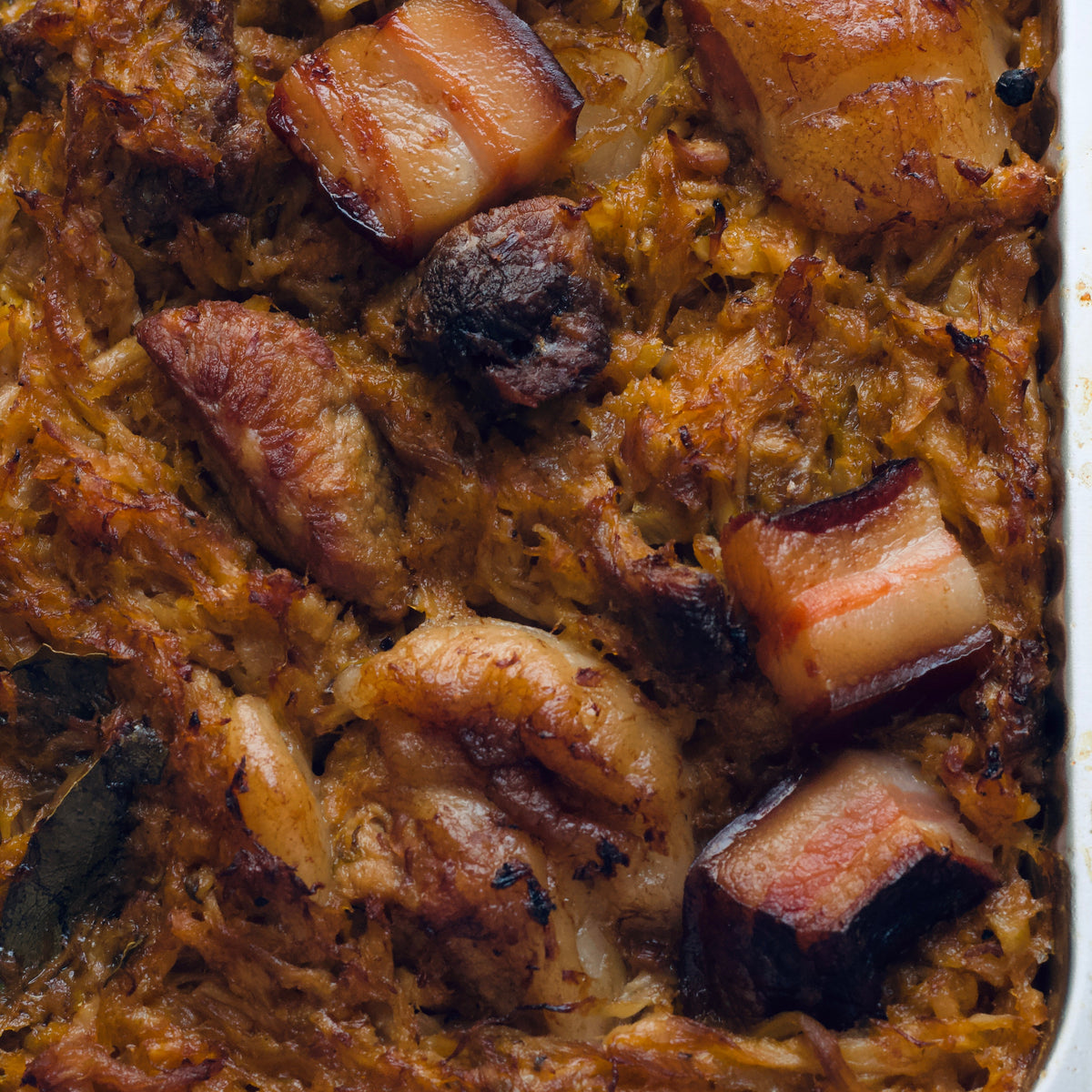 Podvarak (Serbian Braised Pork & Sauerkraut) • 1L Family Tray