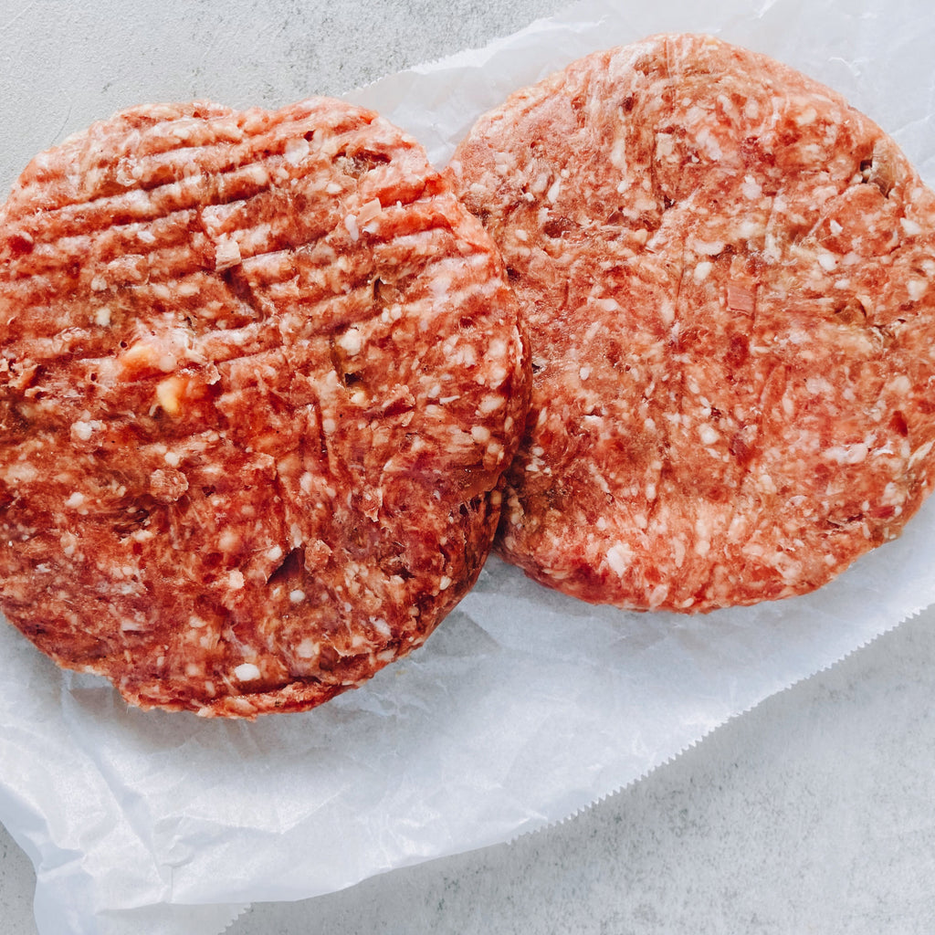 Ham & Cheese Stuffed Burgers
2 × 250g