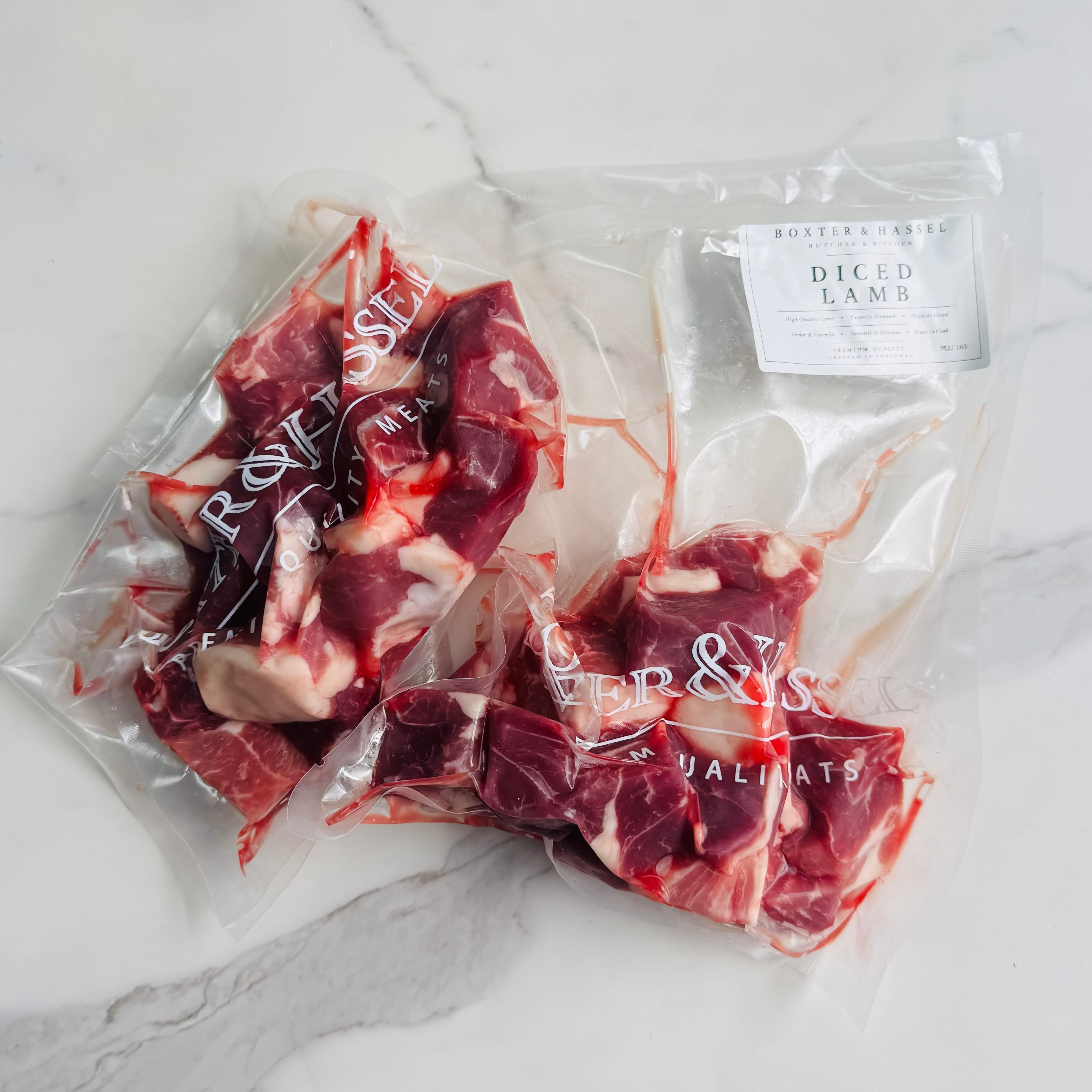 Boneless Diced Lamb • 500g Pack