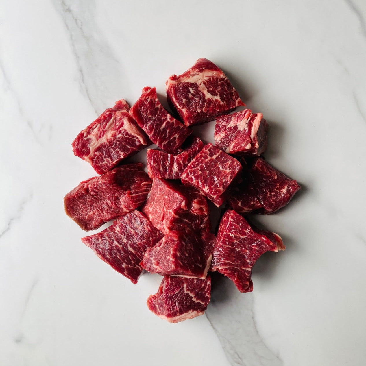 Premium Diced Beef • 500g Pack