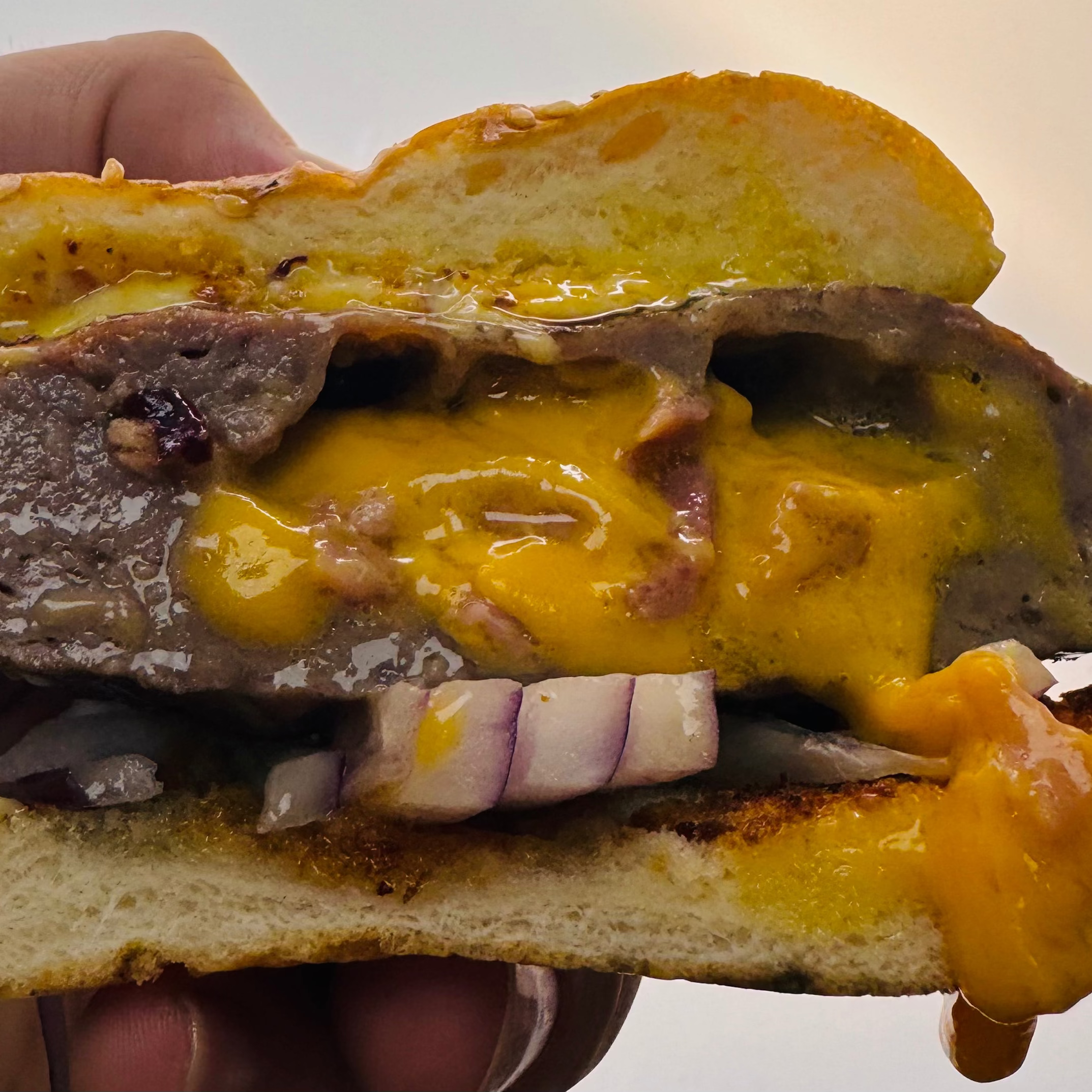 Ham & Cheese Stuffed Burgers
2 × 250g